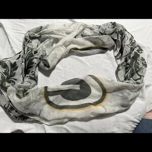 Green Bay Packers Floral Infinity Scarf